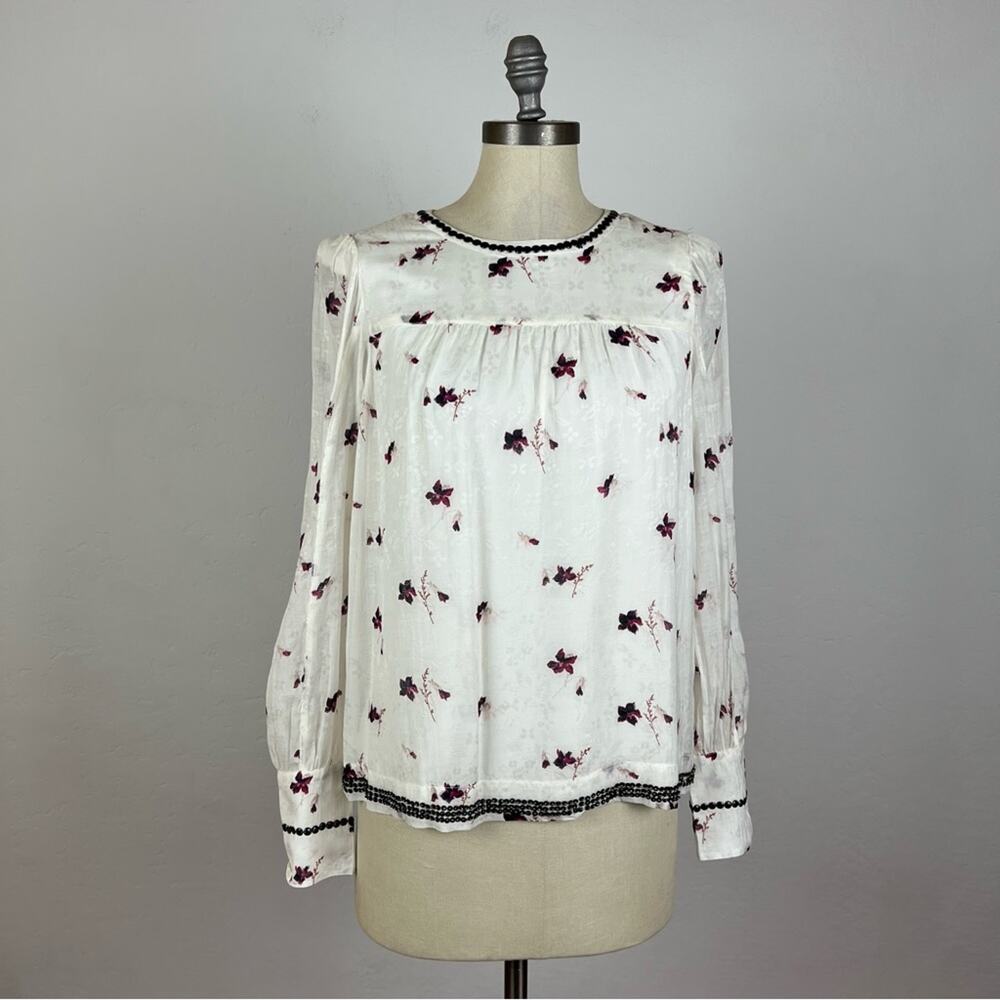 Joie Floral Long Sleeve Blouse